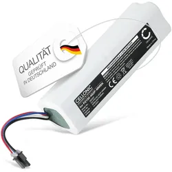 Cellonic Akku für Dreame RLS6LADC, X30, S30, Staubsauger Zubehör, Schwarz, Grau
