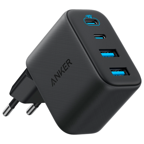 Anker Zolo Dual USB-A + Dual USB-C Schnellladegerät 50W Schwarz