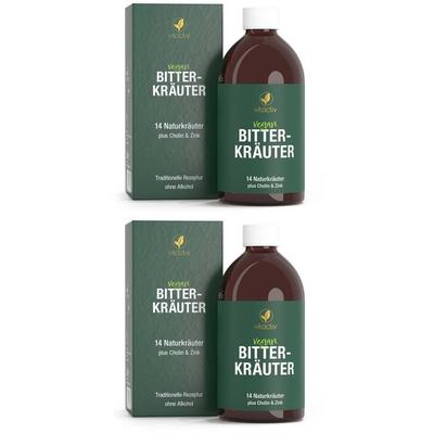 Bitterkräuter ohne Alkohol Tropfen 2x 2x200 ml