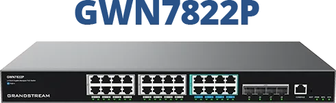 Grandstream GWN7822P 24-Port 2,5 GBit PoE+ SFP+ L3 Switch