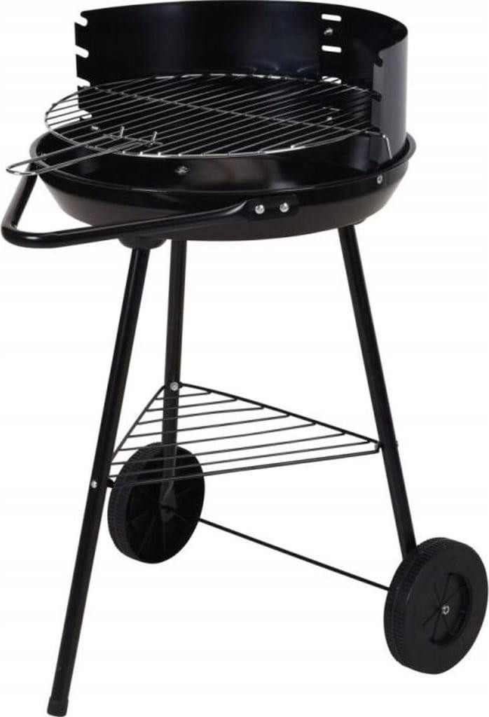 Planta Mobiele houtskoolgrill met wielen en verstelbaar rooster