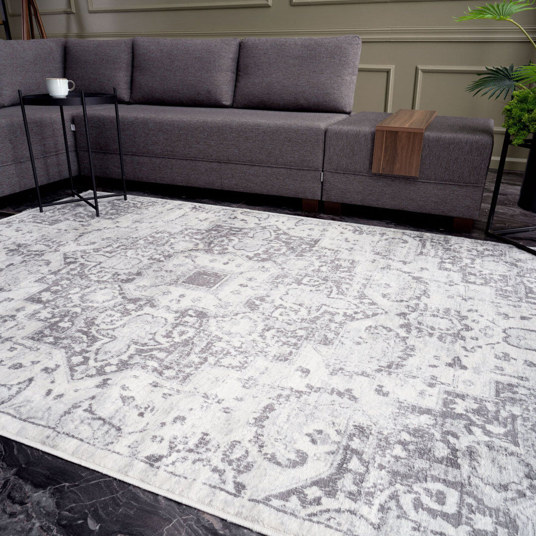 THE RUGS Montana Oriental Area Rug Grey Rectangle 200 x 290 cm