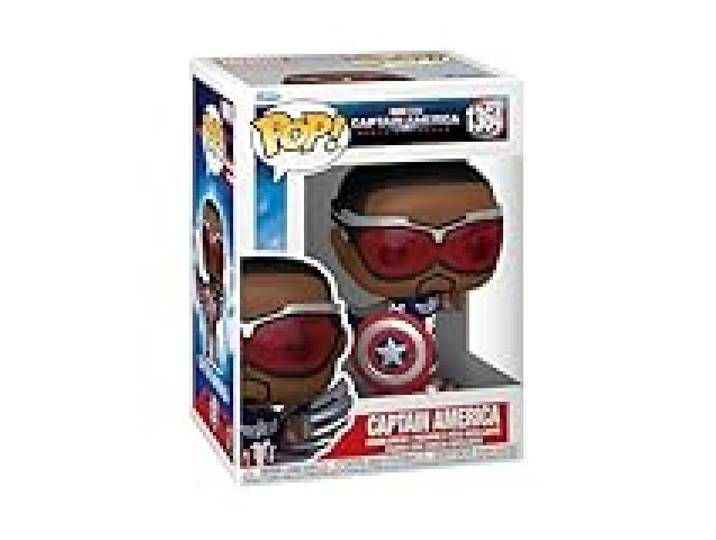 Funko Pop Marvel: Captain America: Brave New World - Captain America - Collectible Vinyl Figure - Gift Idea - Official Products - Toys for Kids and Adults - Movies Fans