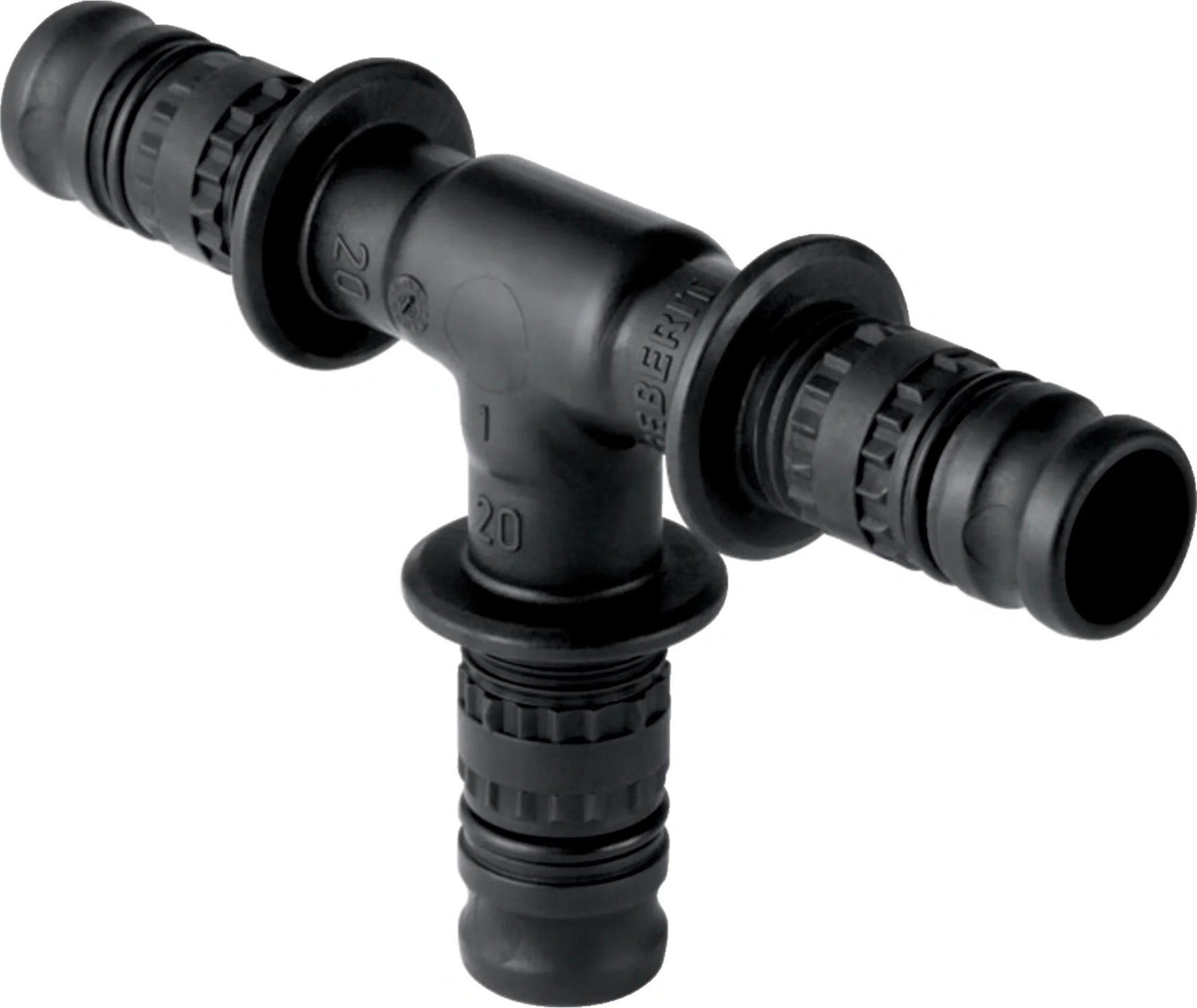 Geberit GE Mepla T-stuk gelijk PVDF diameter 50 mm