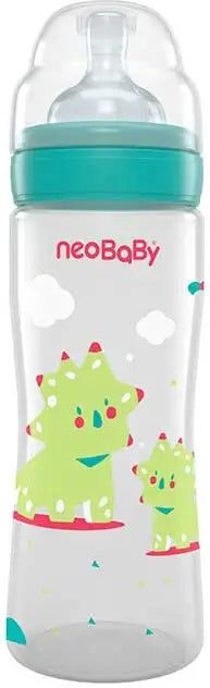 NEOBABY Biberon Pp Silicona 3 Dino Verde