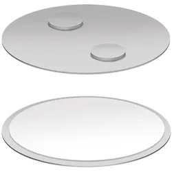 LogiLink Rauchmelder Befestigungsset Ø4 cm – Magnetische Montage ohne Bohren