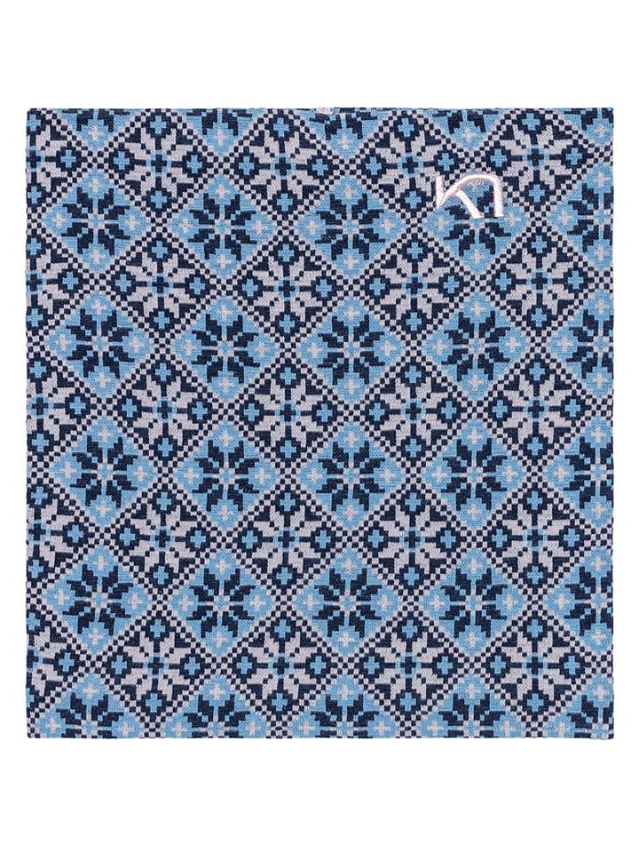 KARI TRAA Wollloop-Schal "Rose" in Hellblau - onesize