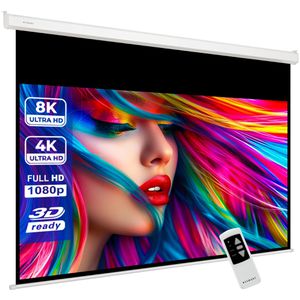 ESMART Beamer-Leinwand Professional MIMOTO, 150 Zoll, 332 x 187 cm, Format 16:9, Motorleinwand