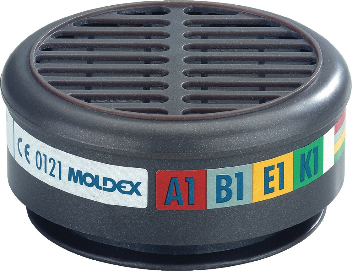 2x Moldex gasfilter 8900 filtertype A1B1E1K1