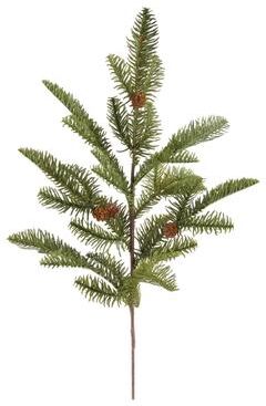 Melrose International Pine with Pinecones Spray (Set of 4)