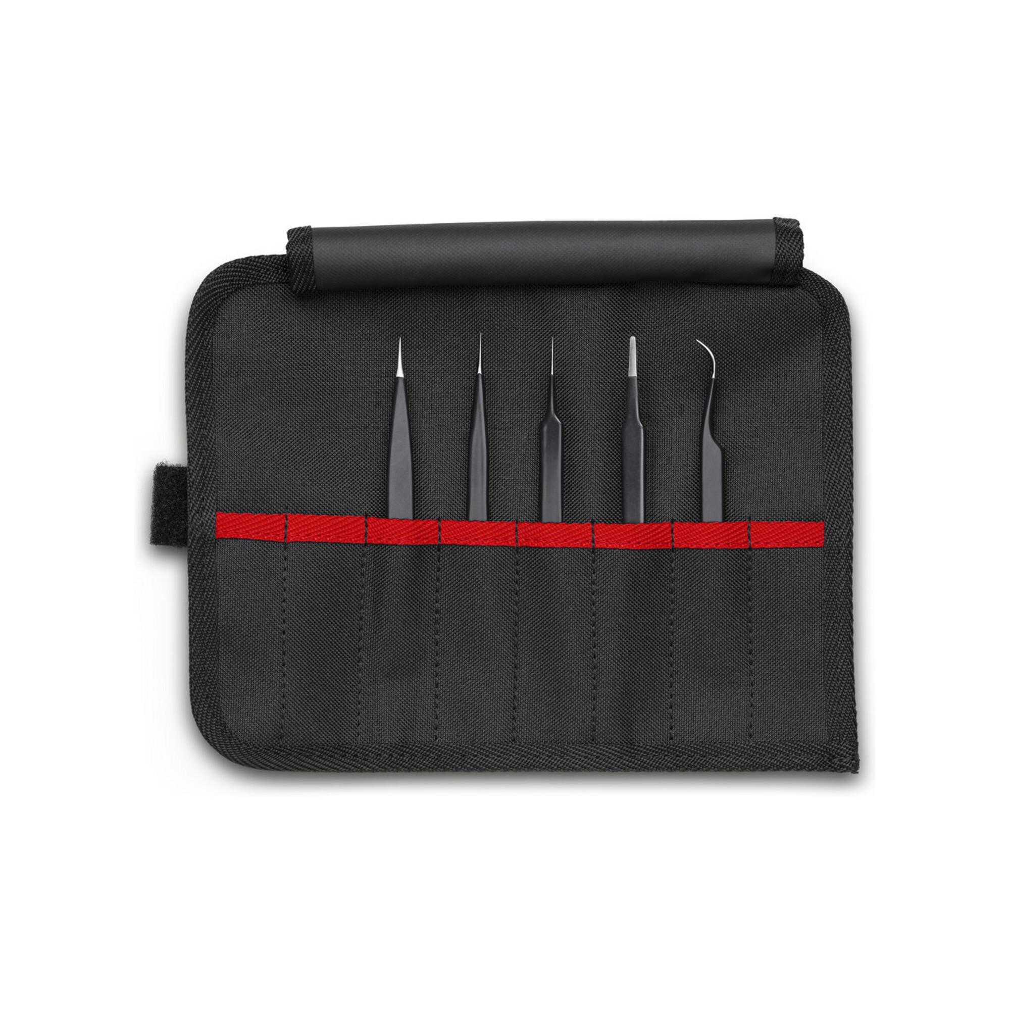 KNIPEX 92 00 01 ESD Universalpinzetten-Set ESD 5-teilig 90 mm)