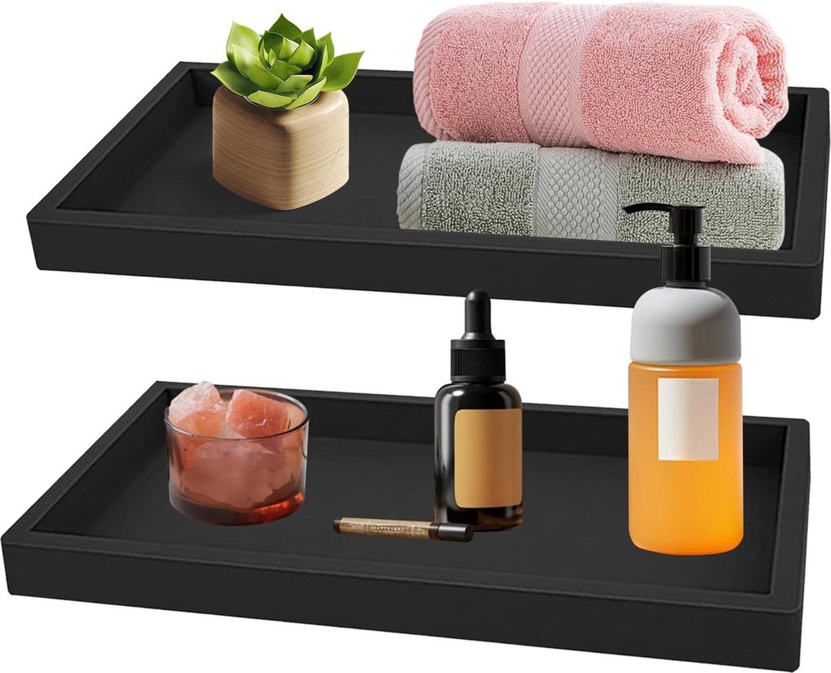 Siliconen organizer voor make-up en toiletartikelen voor in de badkamer
