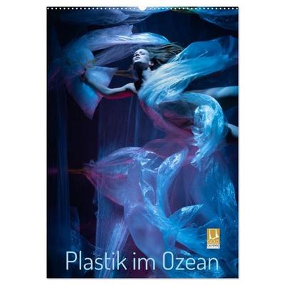 Plastik im Ozean (Wandkalender 2027 DIN A2 hoch), CALVENDO Monatskalender