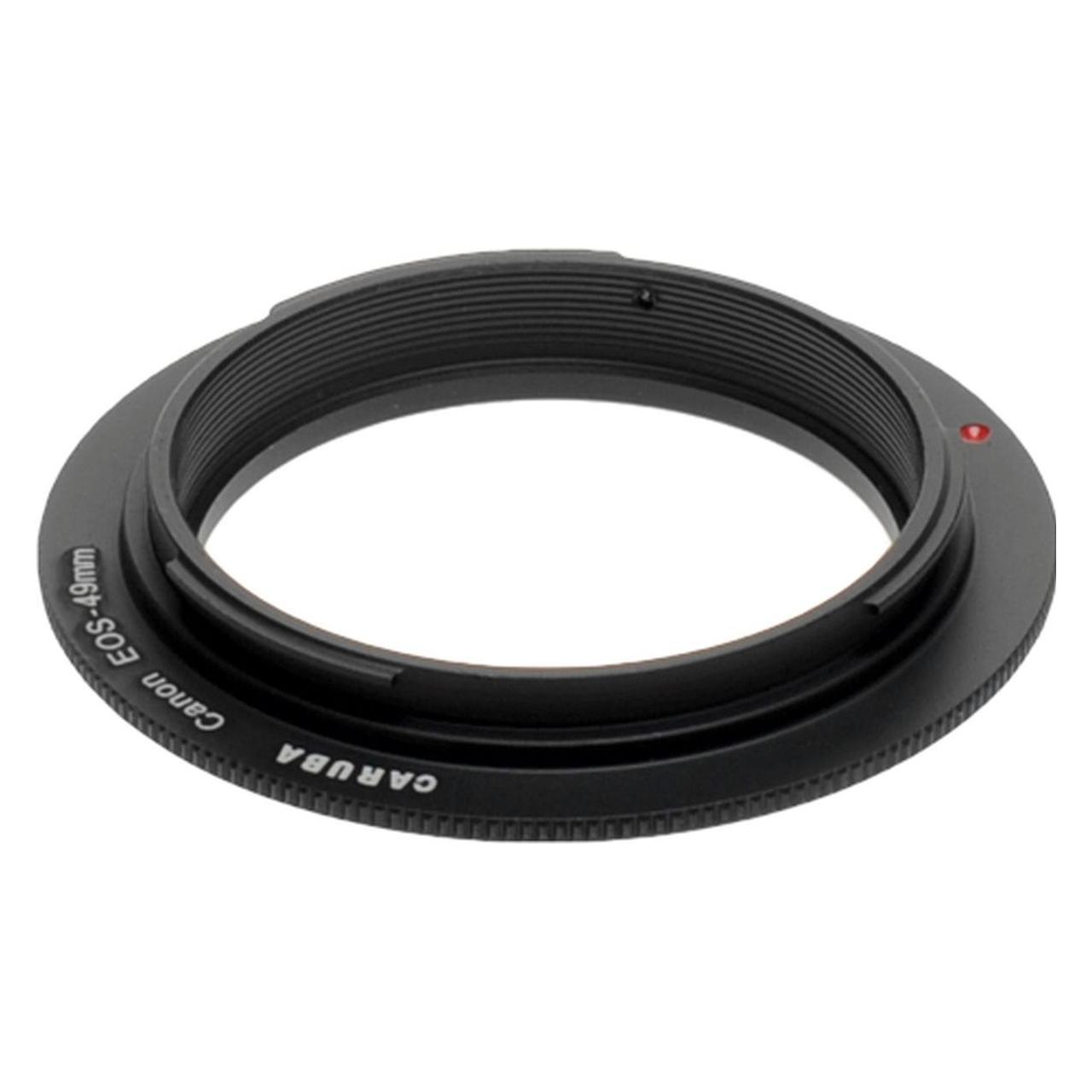Caruba Reverse Ring Canon EOS 49mm (Objektivfilter Adapter) (D43662)