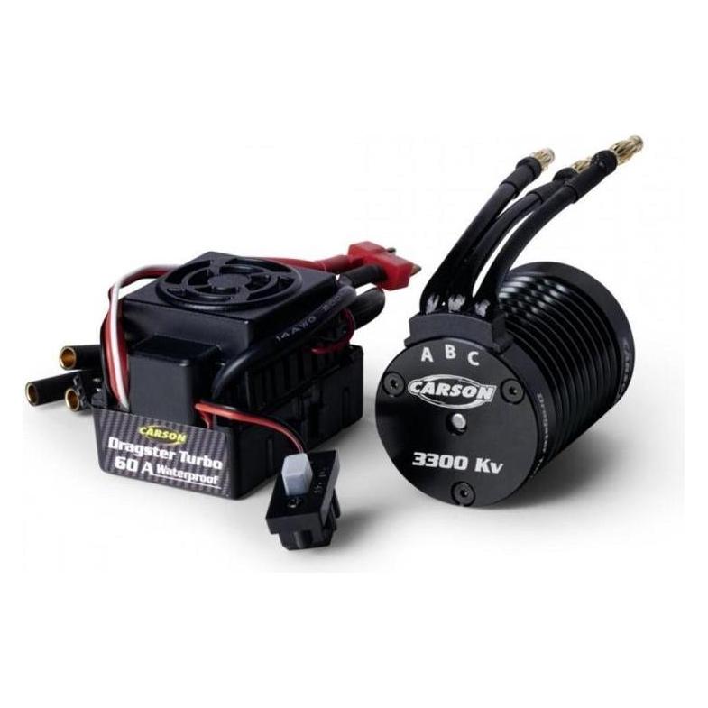 Carson 1:10 BL Set Dragster Turbo 3300 KV (500906302)
