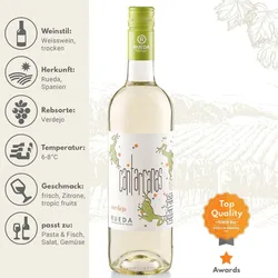 Cuatro Rayas "Cantarranas Verdejo DO" Weißwein