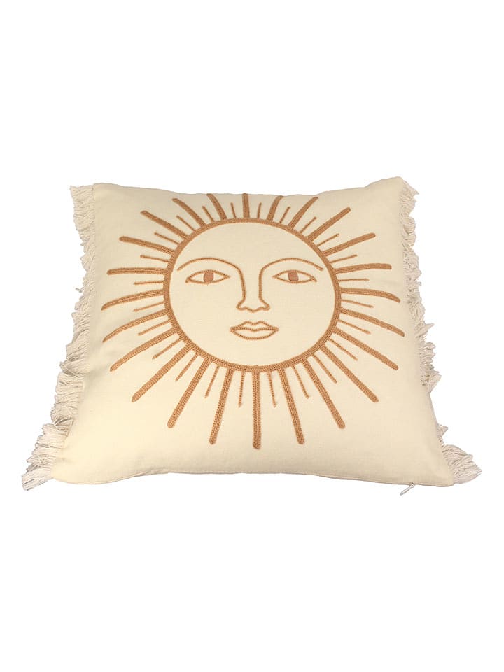 Kersten Kissen ''Sun'' in Beige - (L)45 x (B)45 cm - onesize