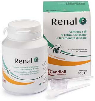 CANDIOLI Renal P Mangime Complementare Per Cani e Gatti 70G