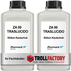 Zhermack Silikon Kautschuk ZA 00 Translucido transluzent super weich Soft...