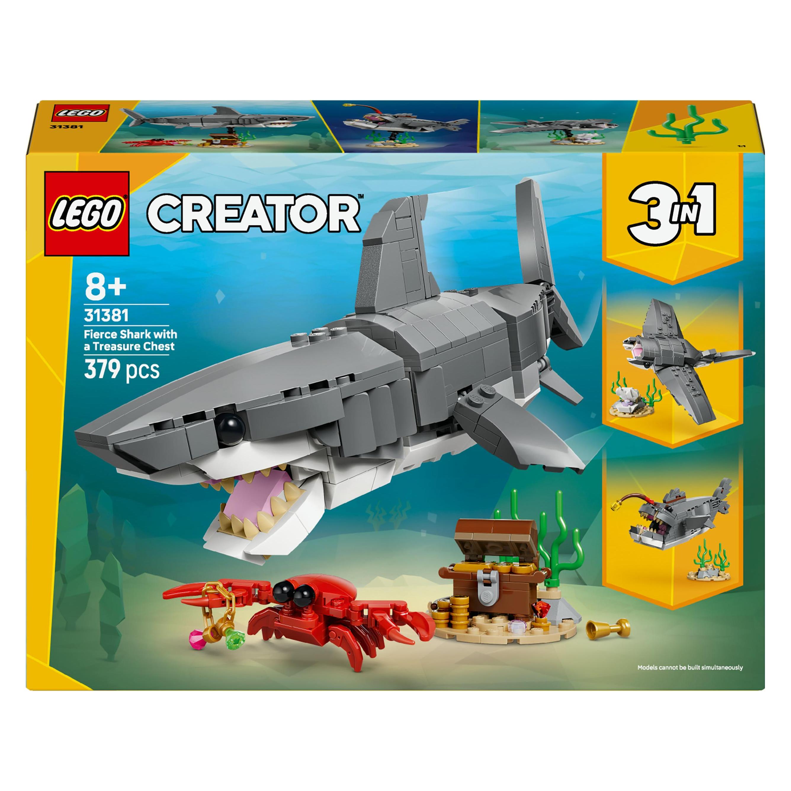 LEGO Wilder Hai mit Schatztruhe (31381) (31381)