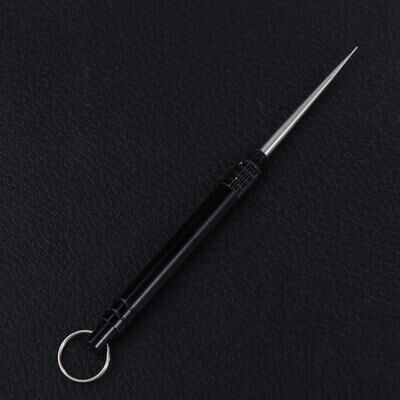Modern Mode Marketplace Portable Metal Toothpick With Holder For Travel And Camping black