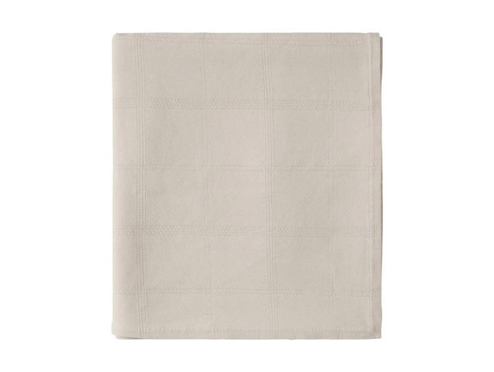 Lexington Checked Jacquard Überwurf 160x240 cm Light beige