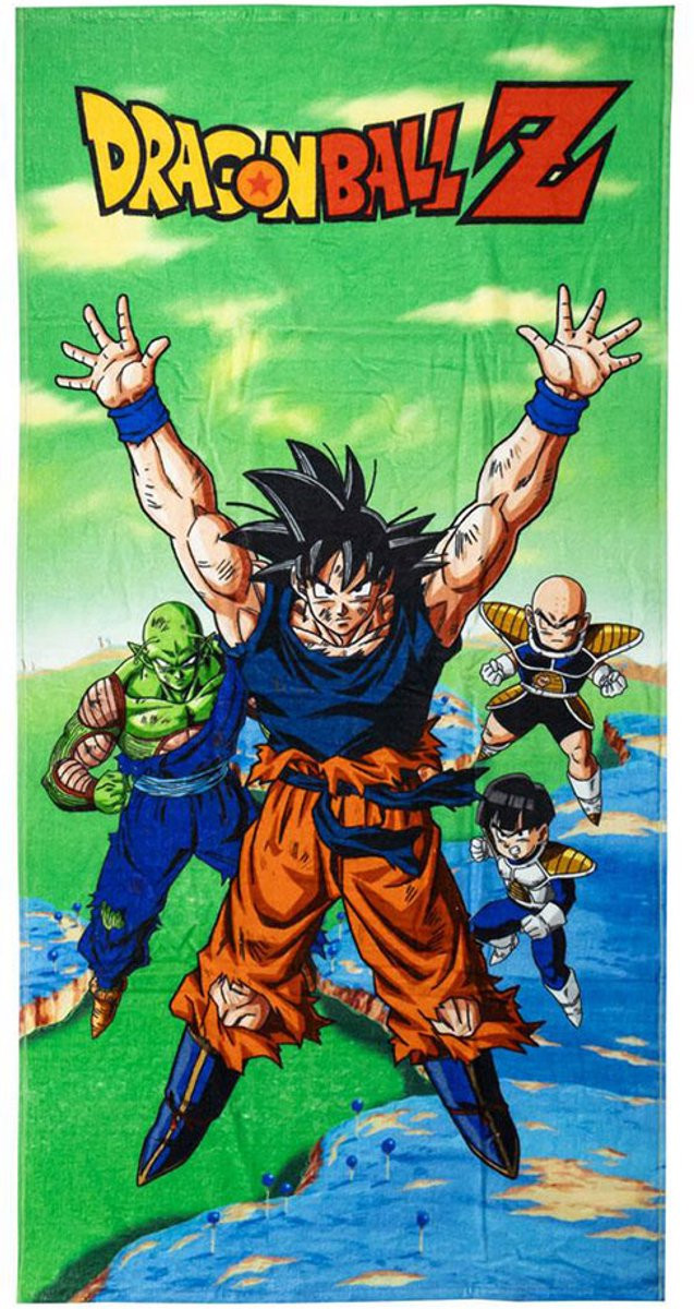 Cerda Group Dragon Ball Handdoek Veelkleurig Breedte: 70 cm, Hoogte: 140 cm