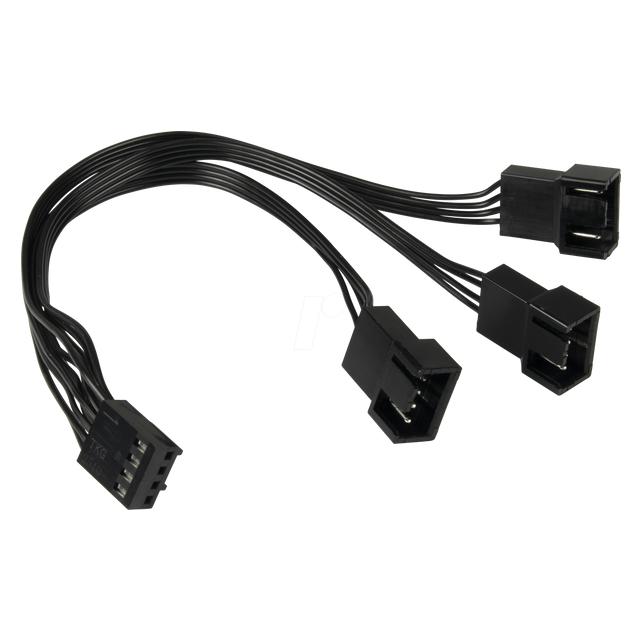 Intertec Kabel Y-Kabel PWM 4 Pin Anschluss von drei PWM-L?fter (15 cm, 4 pin PWM) (88885652)