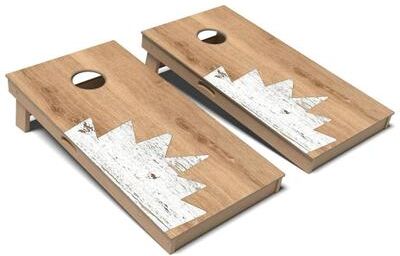 Skip's Garage Shark Bite Cornhole Board Set