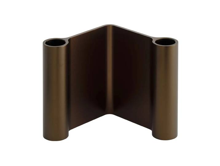 Muuto Paire de bougeoirs, 11 cm Brown