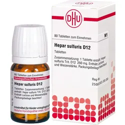 Hepar Sulf D12 80 ST
