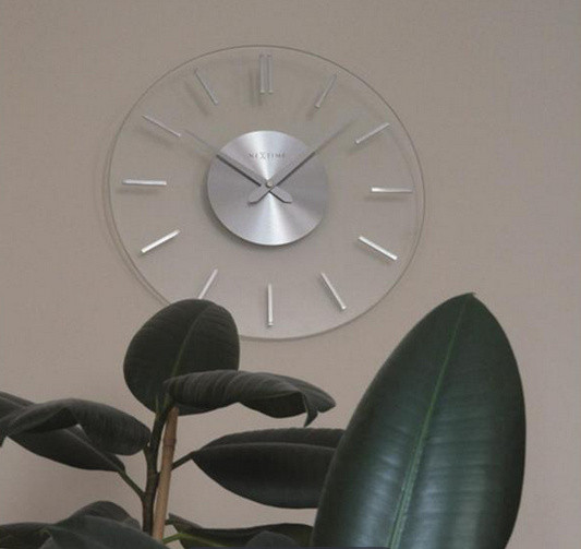 NeXtime Stripe wandklok model 2632 analoge wandklok voor volwassenen