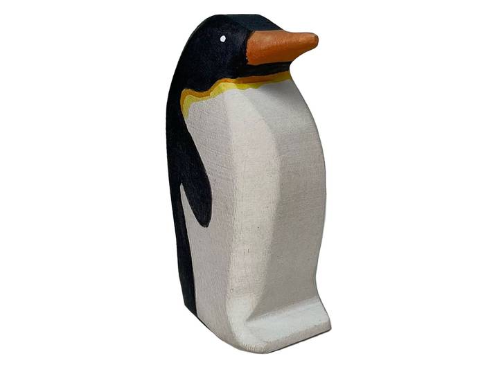 Holztier Pinguin, handgefertigt, 8 x 4 x 3 cm