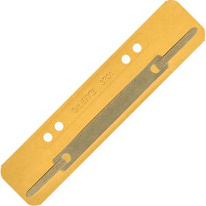 Leitz 3701-00-15 Heftstreifen kurz Karton gelb, 250 Stück