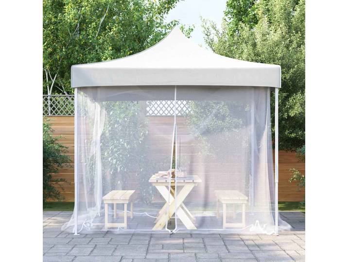 vidaXL Moskitonetz für den Außenbereich 220 Maschen Weiß 300x300x200cm
