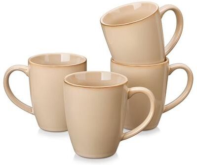 vancasso PLA Stoneware 4-Piece Coffee Mug Set 12/16 Oz.