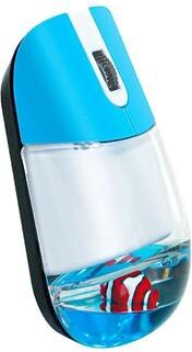 Uplift Essentials Creative Floating Aquarium Dual Mode Wireless Mouse clownfish