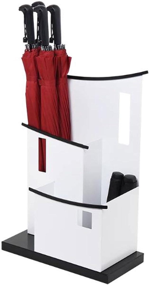 Paraplubak Parapluhouder Paraplustandaard Wit B/D/H: 41 x 20 x 60 cm