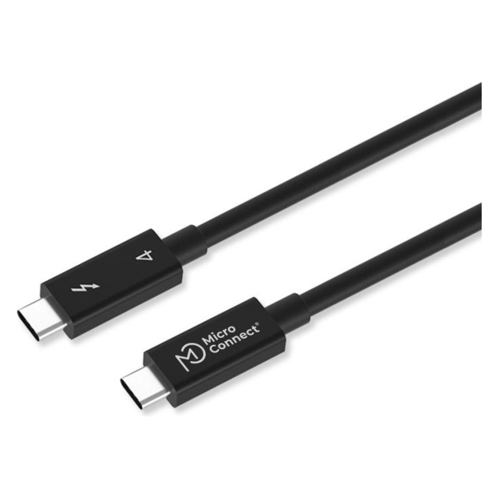 MicroConnect Thunderbolt 4 Cable, 0.5M (0.50 m, 100 W) (TB4005)