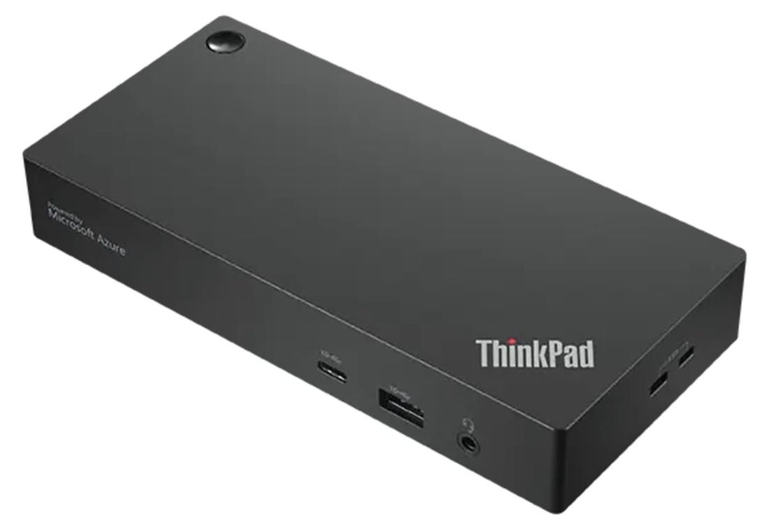 Lenovo 40B20135UK, Kabelgebunden, USB 3.2 Gen 1 (3.1 Gen 1) Type-A + Type-C, 96 W, 10,100,1000 Mbit/s, Schwarz, FCC/ICES; CE; RCM; BSMI; VCCI; CB; cULus; TUV- Mark; LoA