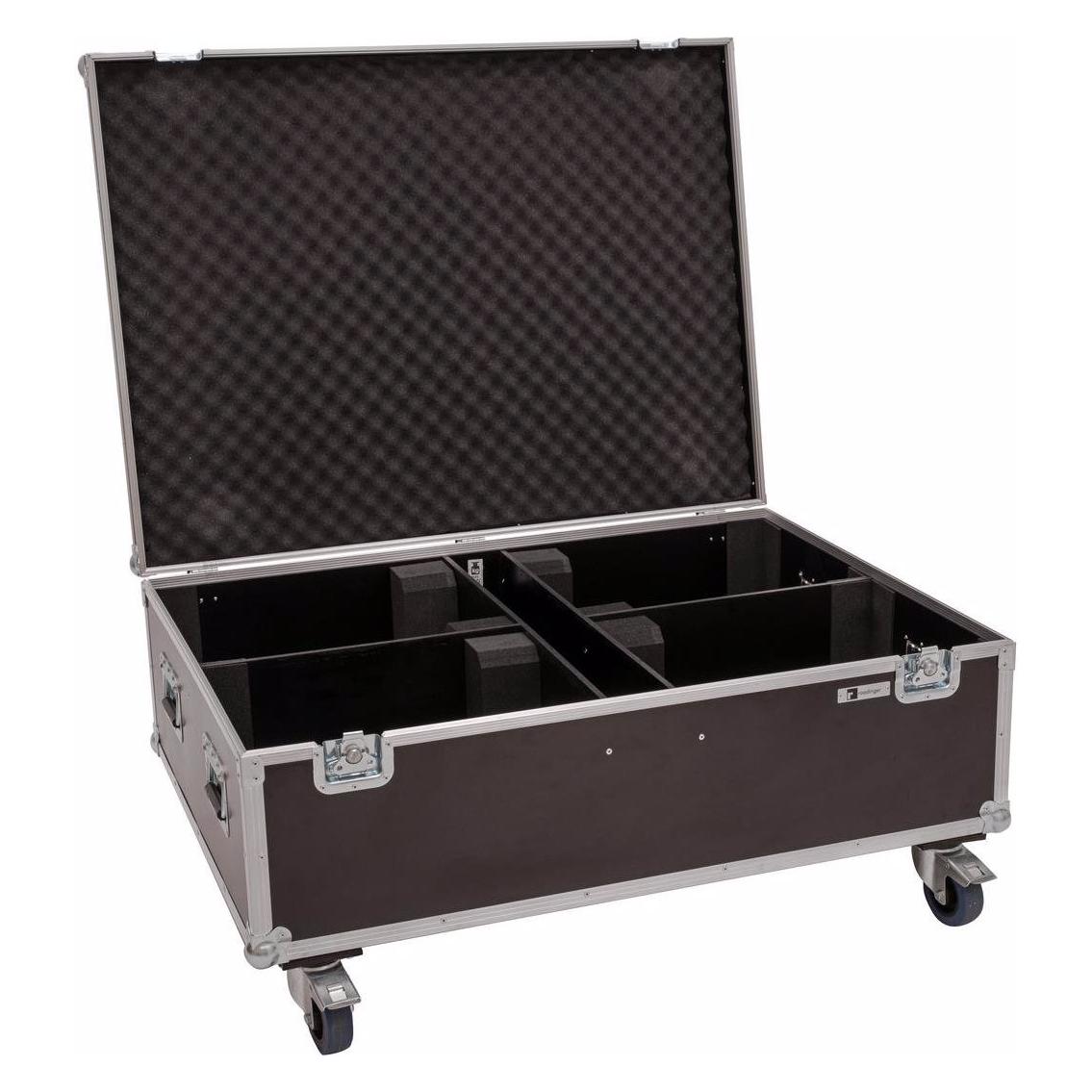 Roadinger Flightcase 4x LED THA-150F Theater-Spot (31005172)