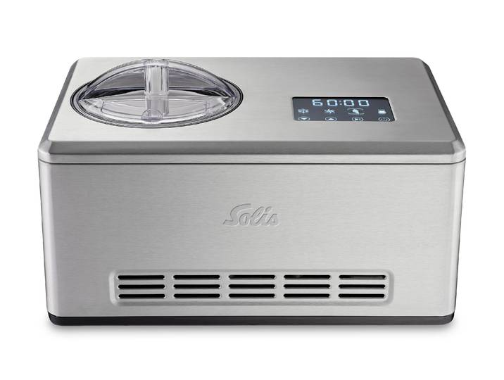 SOLIS OF SWITZERLAND Eismaschine »Gelateria Pro Touch 1.5 l, Silberfarben« , silber (silberfarben), Eismaschinen, Geeignet für: Frozen Yoghurt, Glace, Sorbet, Eismaschine