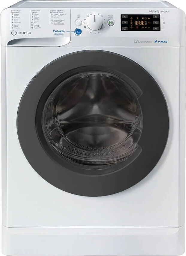 Indesit Máq Lavar Secar Roupa  BDE 961483X WK SPT N