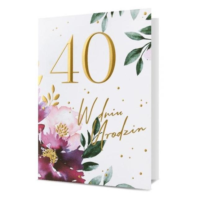 Nuance Karte B6 Geburtstag 40 (49006253)
