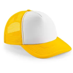 Beechfield Unisex 5-Panel Vintage Trucker Kappe Netz Cap B645 sunflower/white one size