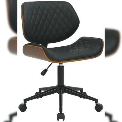 CLP Bürostuhl Harvest Kunstleder walnuss/schwarz