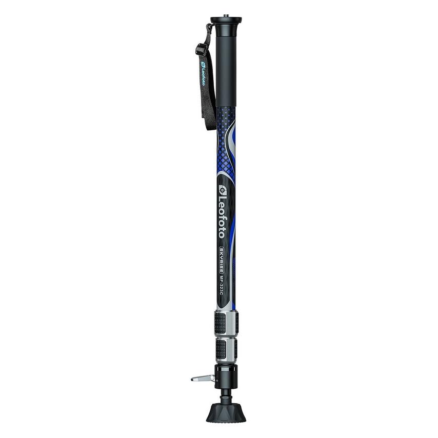 Leofoto Monopod with pneumatic foot pedal (Carbon) (MF-323C)