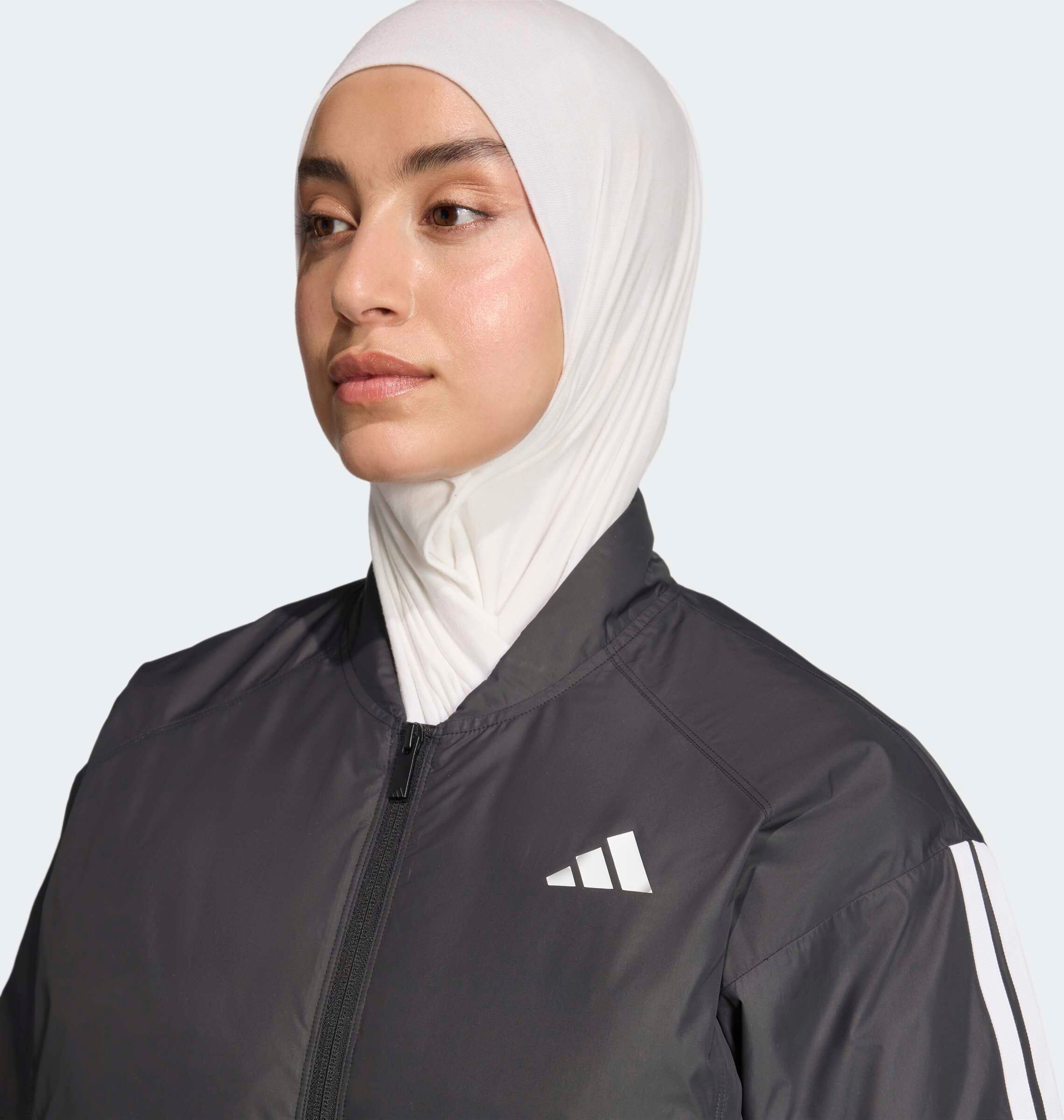 Outdoorjacke ADIDAS SPORTSWEAR "ESSENTIALS CLIMAWARM 3-STREIFEN, ISOLIERT", Damen, Gr. XS, schwarz, Obermaterial: 100% Polyester, Jacken Outdoorjacke schwarz XS