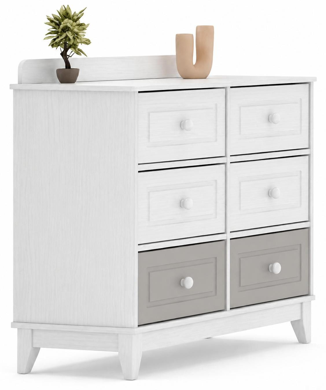 JVmoebel Moderne kindercommode met zes lades