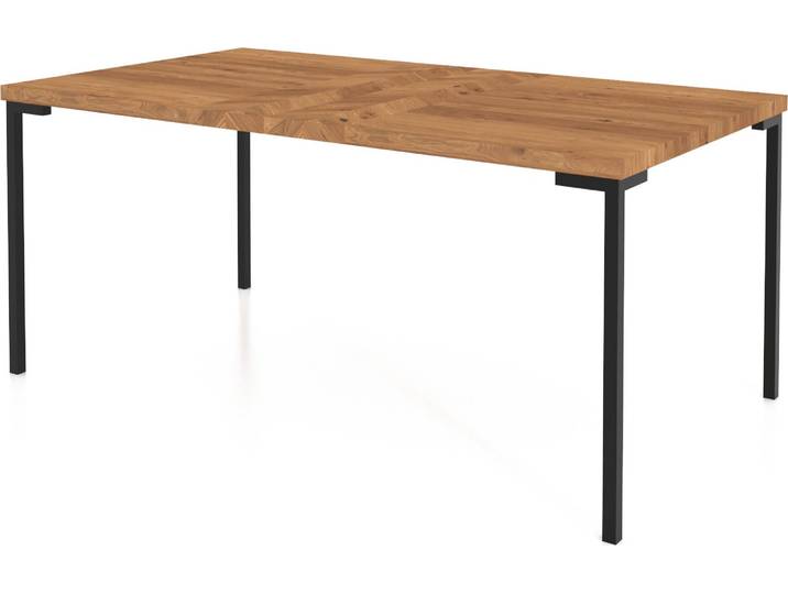 Couchtisch ABIES 60 x 80 aus Massivholz, Naturgeölt